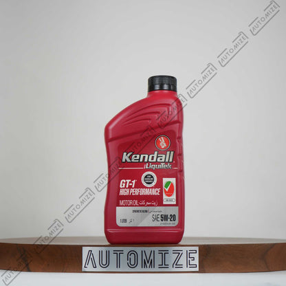 Kendall Liquitek GT-1 High Performance Motor Oil Synthetic Blend SAE 5W-20 (1Ltr)