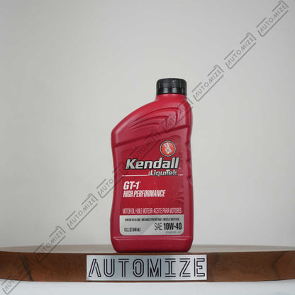 Kendall Liquitek GT-1 High Performance Motor Oil Synthetic Blend SAE 10W-40