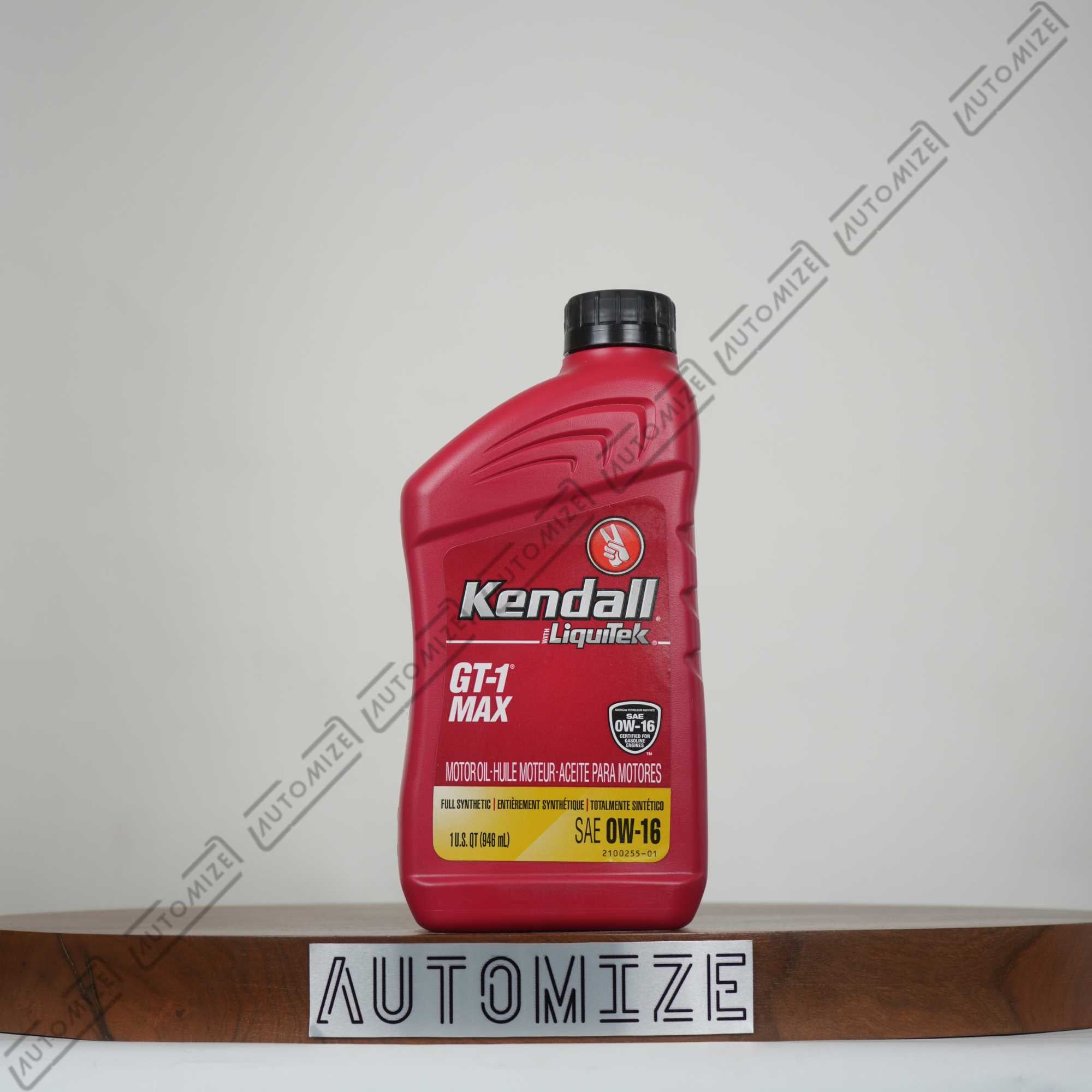 Kendall Liquitek GT-1 Max Full Synthetic Motor Oil SAE 0W-16 (946ml)