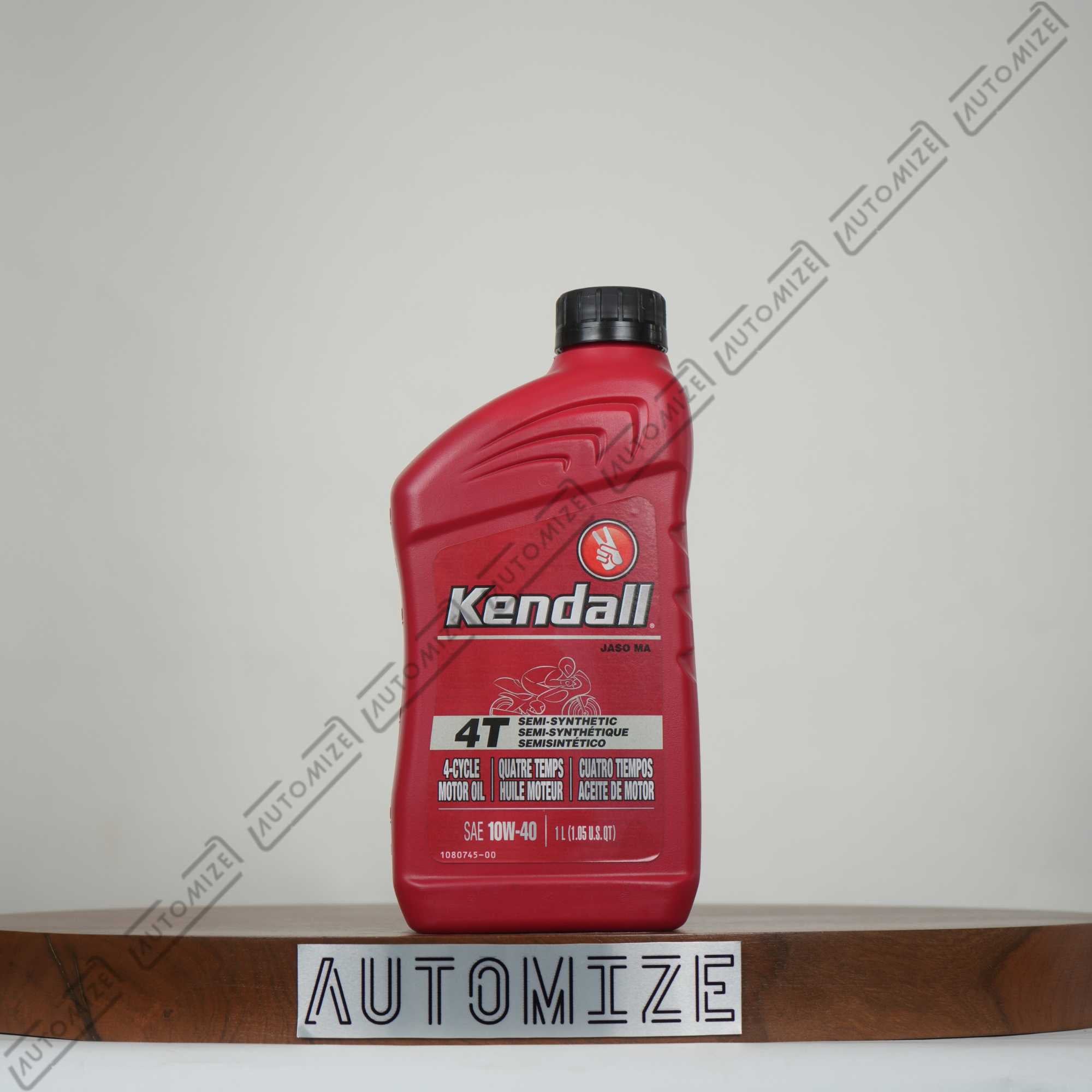 Kendall 4T Semi Synthetic 4-Cycle Motor Oil SAE 10W-40 (1l)