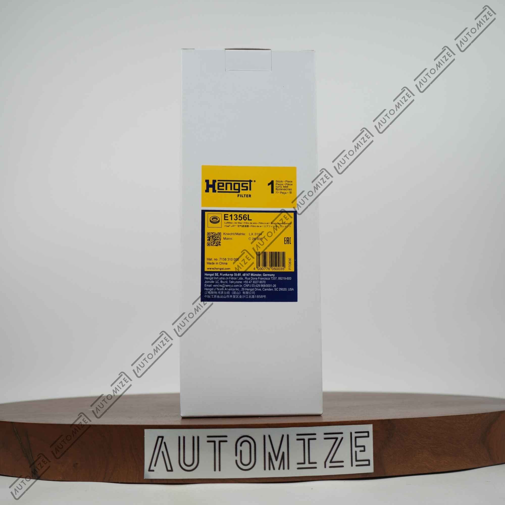 Hengst Air Filter E1356L