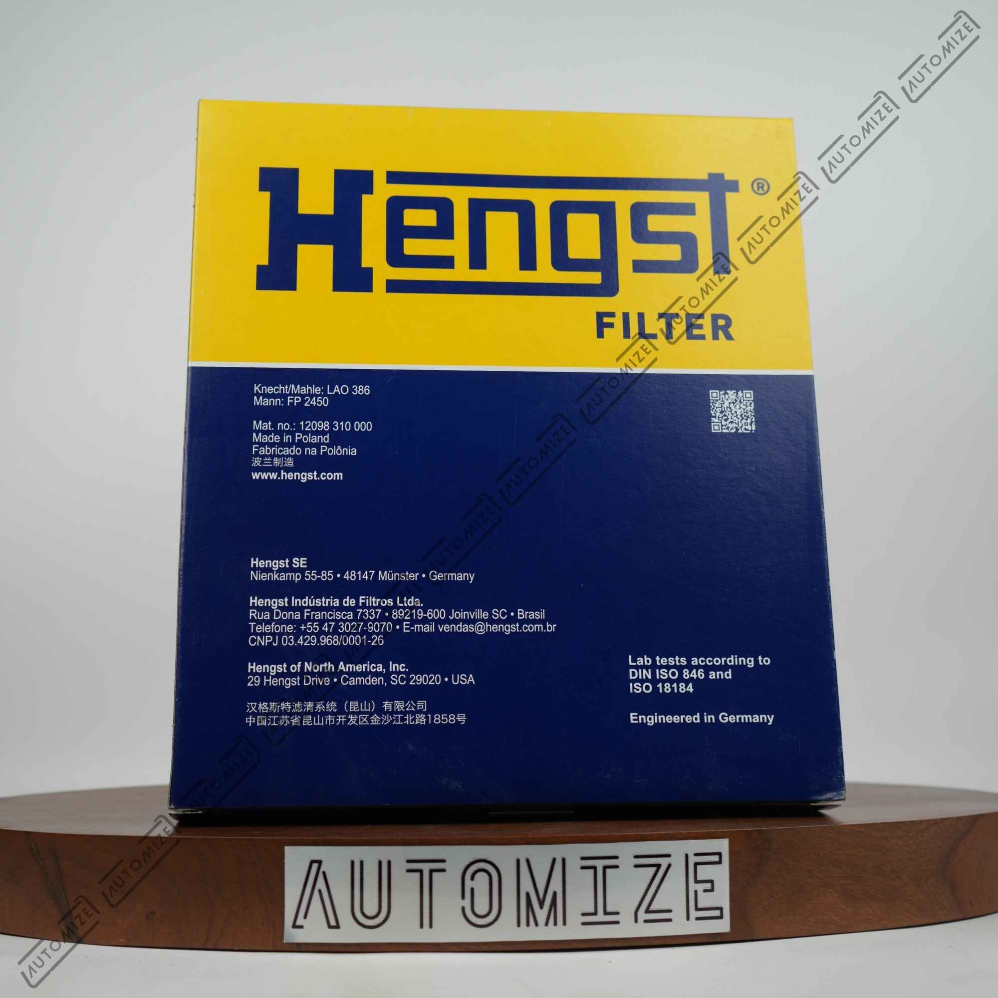 Hengst Cabin Filter E2948LB