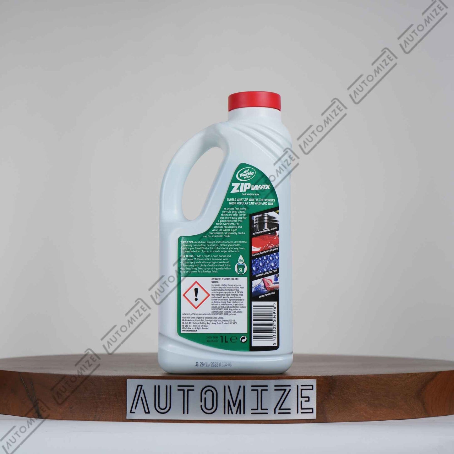 Turtle Wax Zipwax Car Wash and Wax (1l)