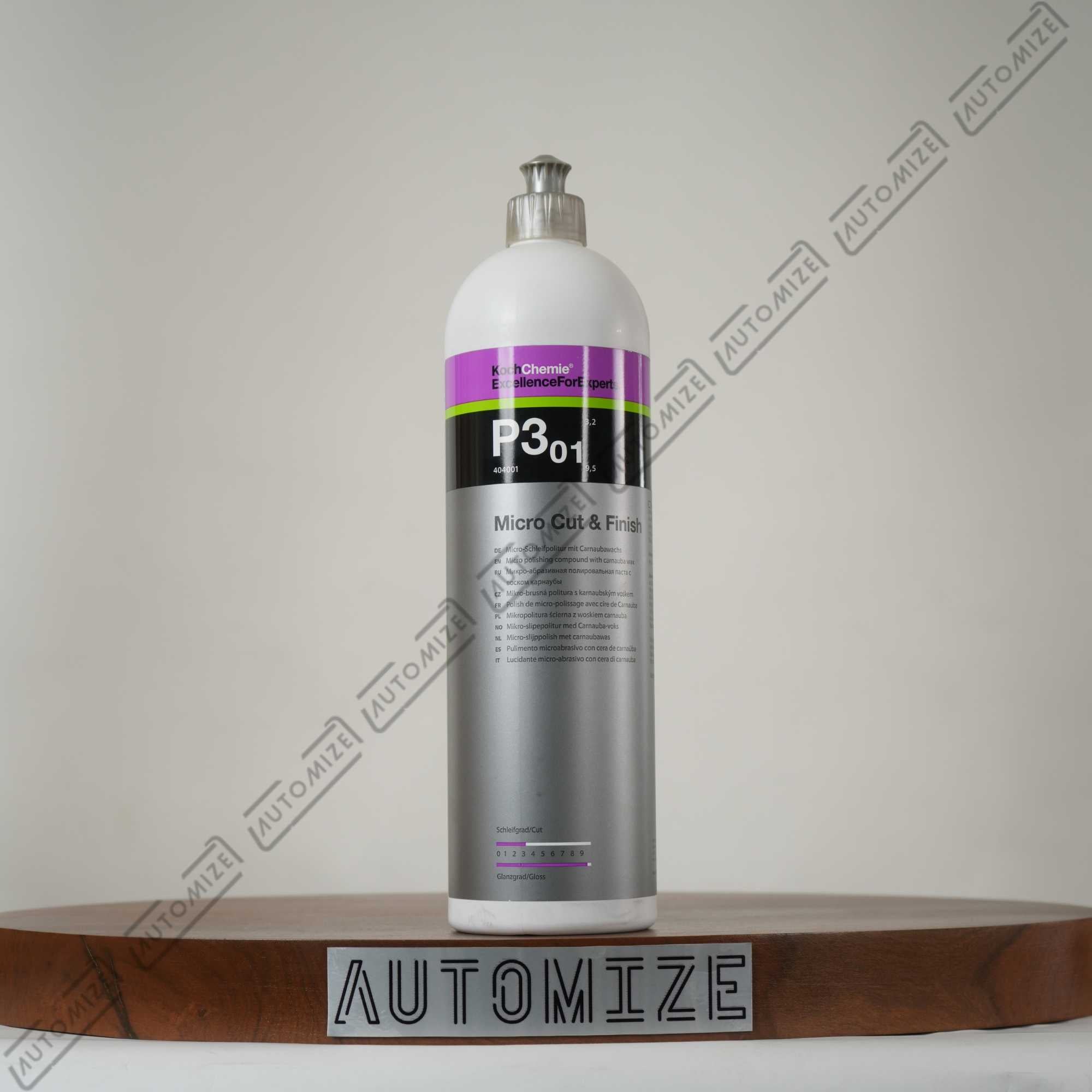 Koch Chemie P301 Micro Cut and Finish Micro Polishing Compound w/ Carnauba Wax