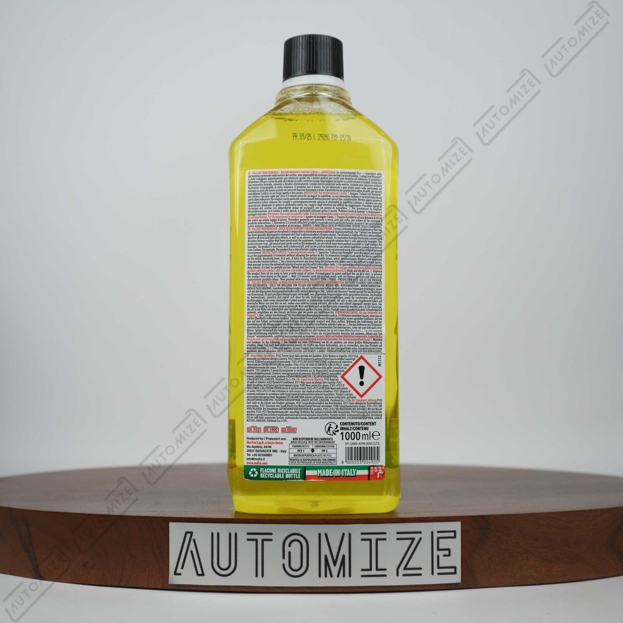 Mafra Fallout Iron Remover