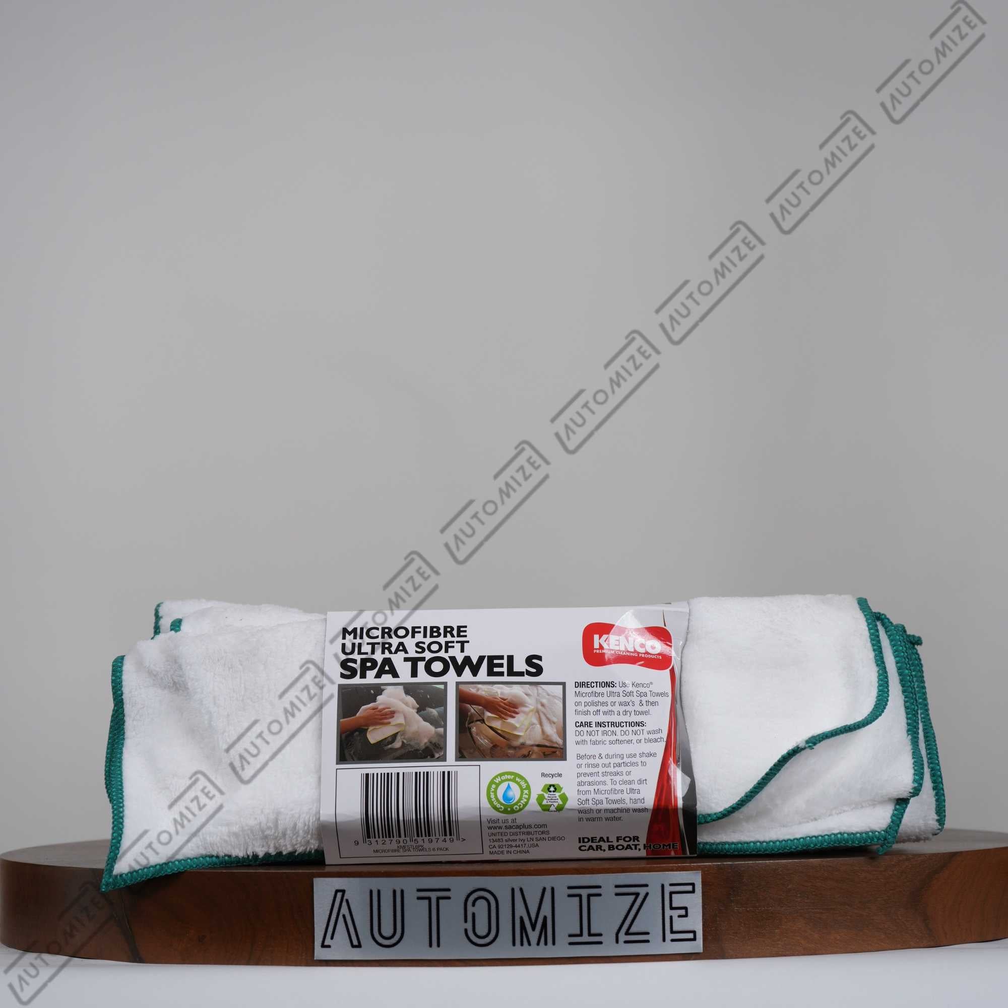 Kenco Microfibre Ultra Soft Spa Towels 6-Pack [35*35cm]