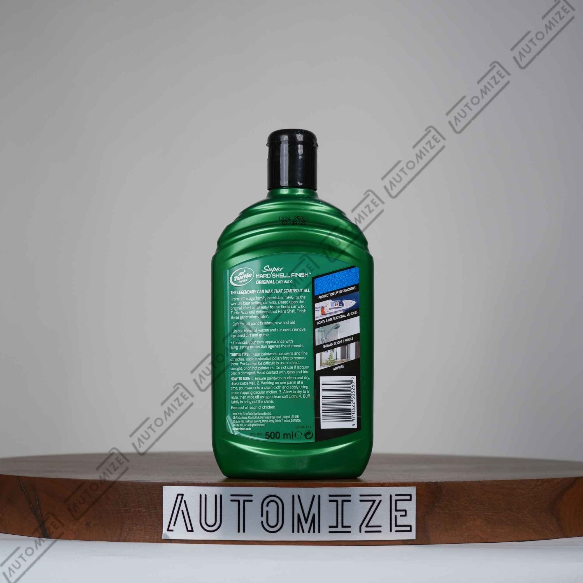 Turtle Wax Super Hard Shell Finish Original Liquid Car Wax (500ml)