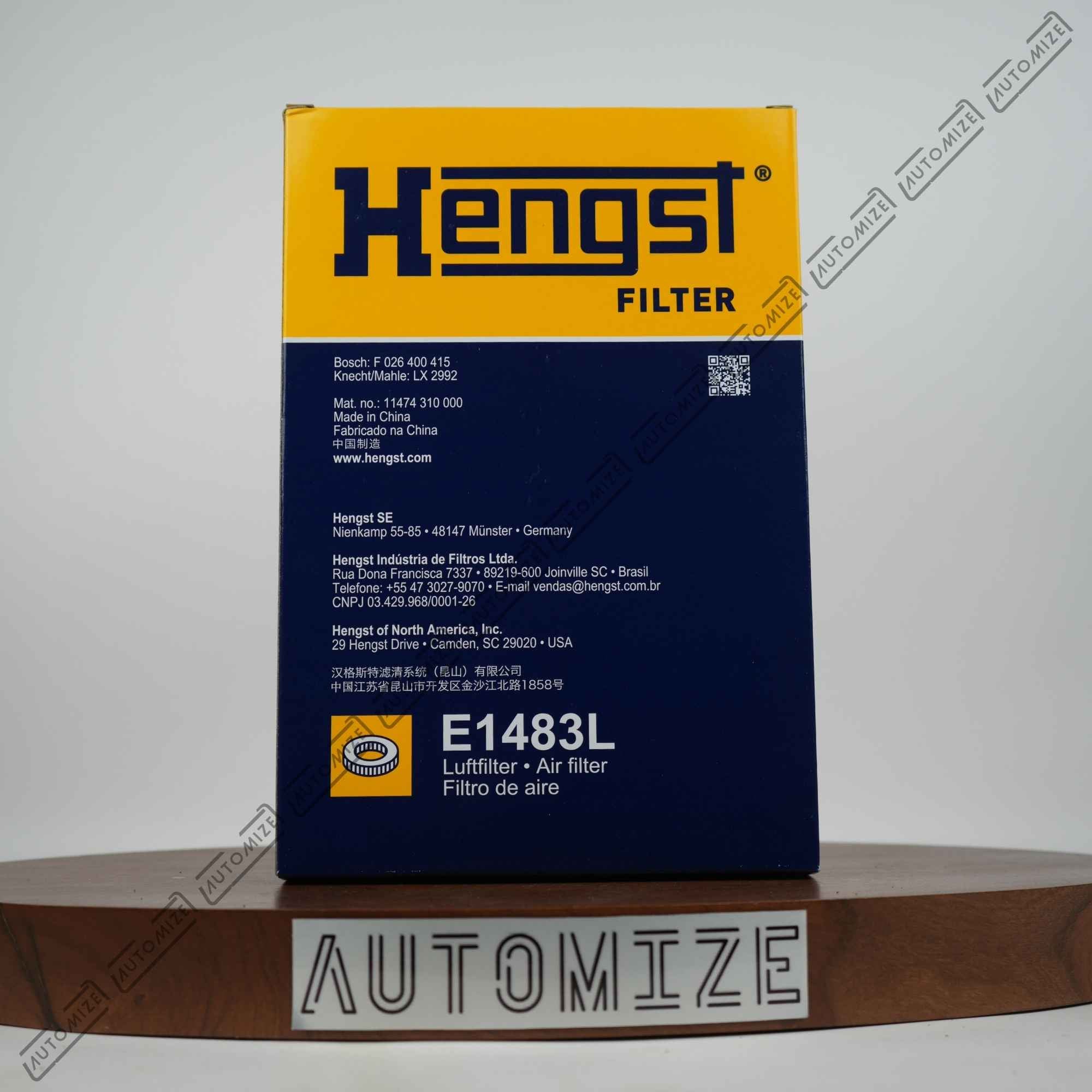 Hengst Air Filter E1483L