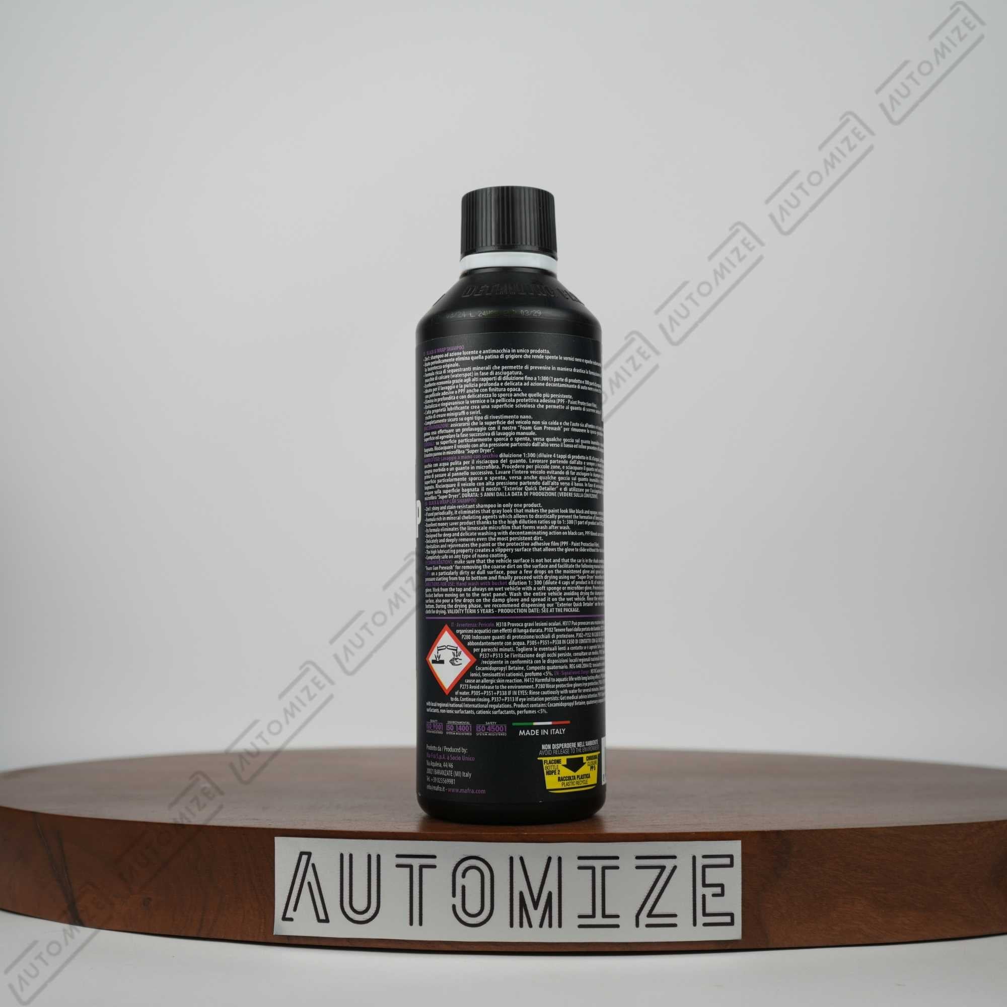 Mafra Maniac Line Black and Wrap Shampoo [MF87] (500ml)