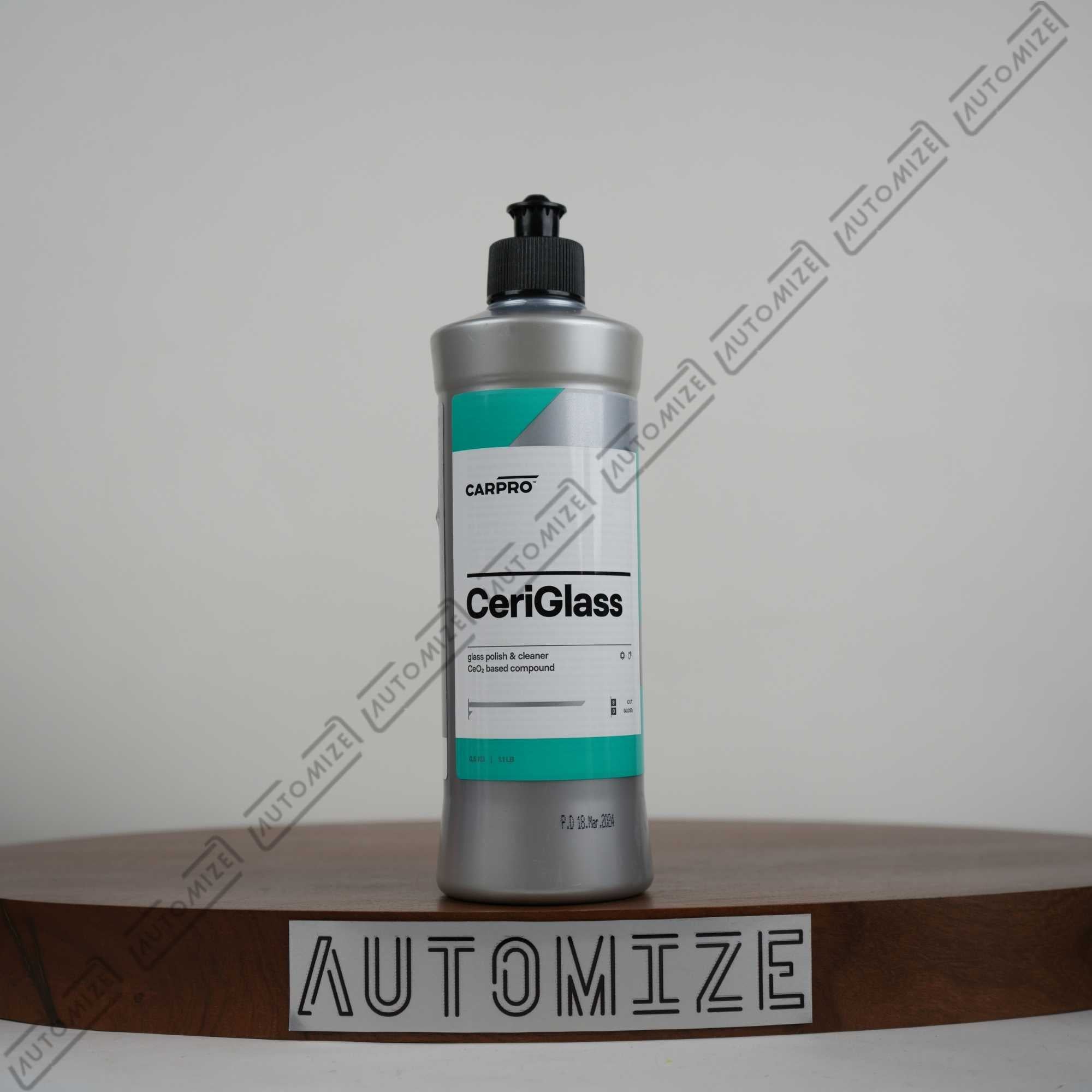 CarPro CeriGlass Glass Polish & Cleaner with Cerium Oxide (500ml)