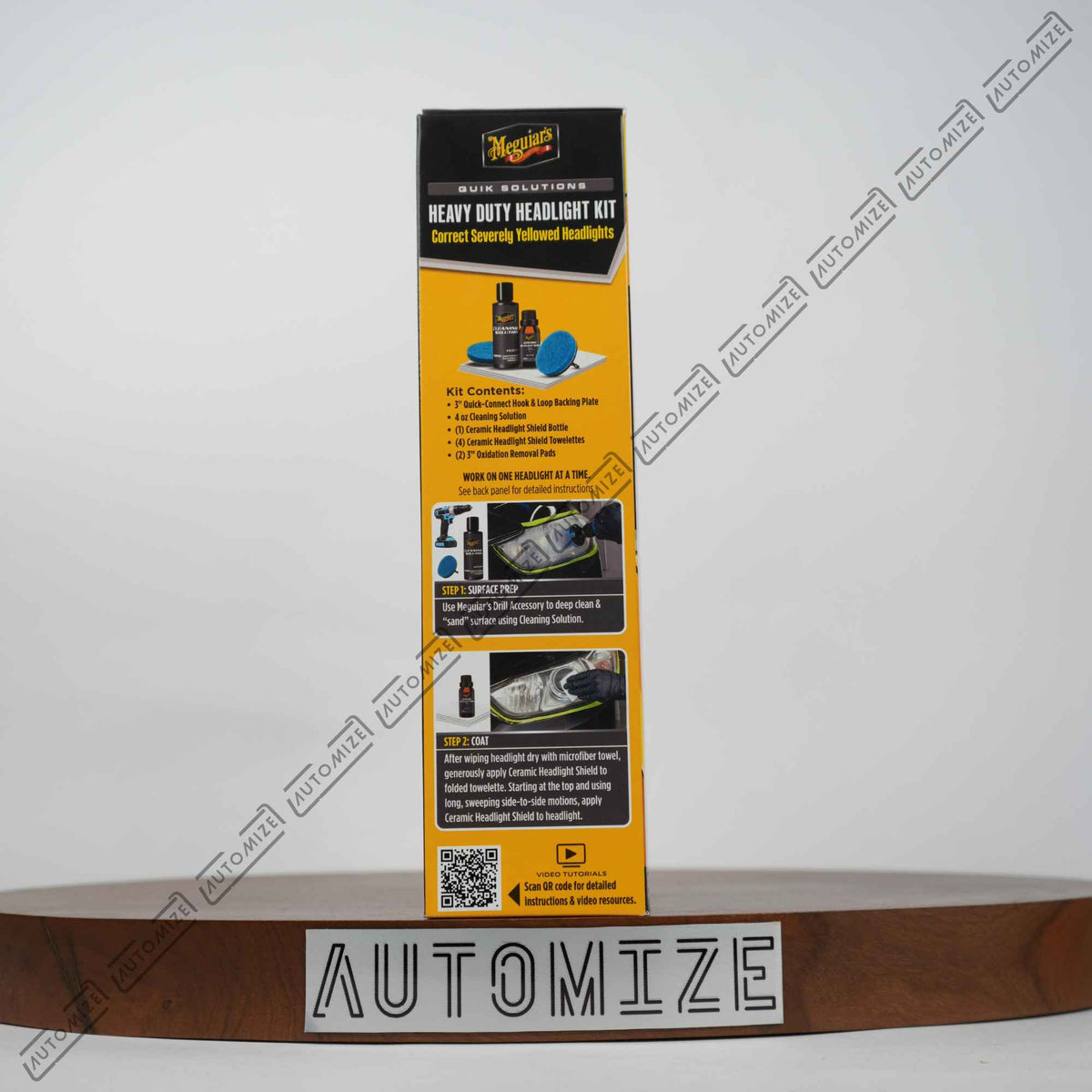 Meguiar's Quik Solutions Heavy Duty Headlight Kit
