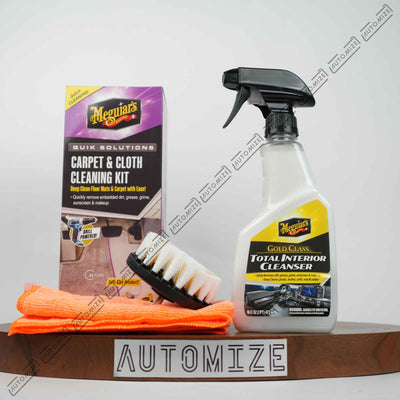 Meguiar's Quik Solutions Carpet & Cloth Cleaning Kit