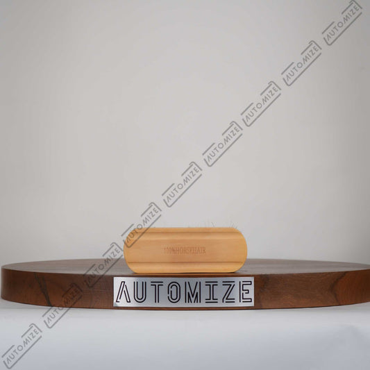 Automize Detailing - 100% Horse Hair Brush for Leather Surfaces