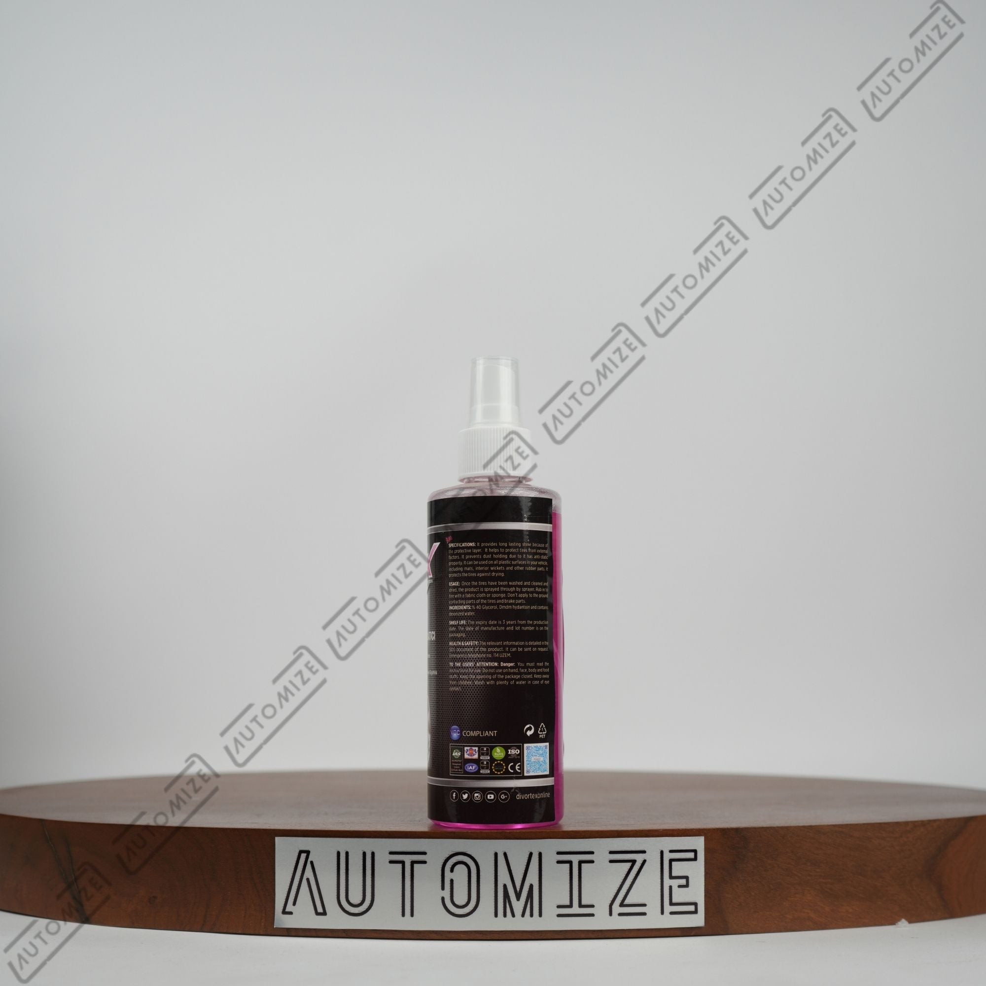 Divortex Red Shine Tyre Shiner & Blackener