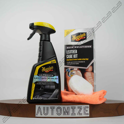 Meguiar's Quik Solutions Leather Care Kit