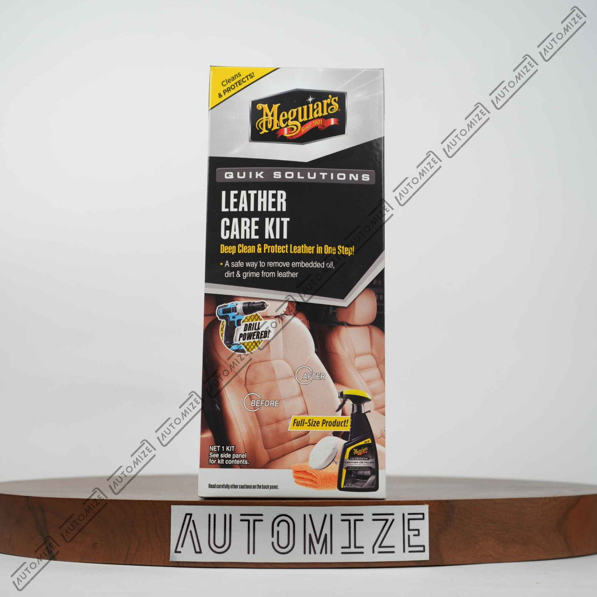 Meguiar's Quik Solutions Leather Care Kit