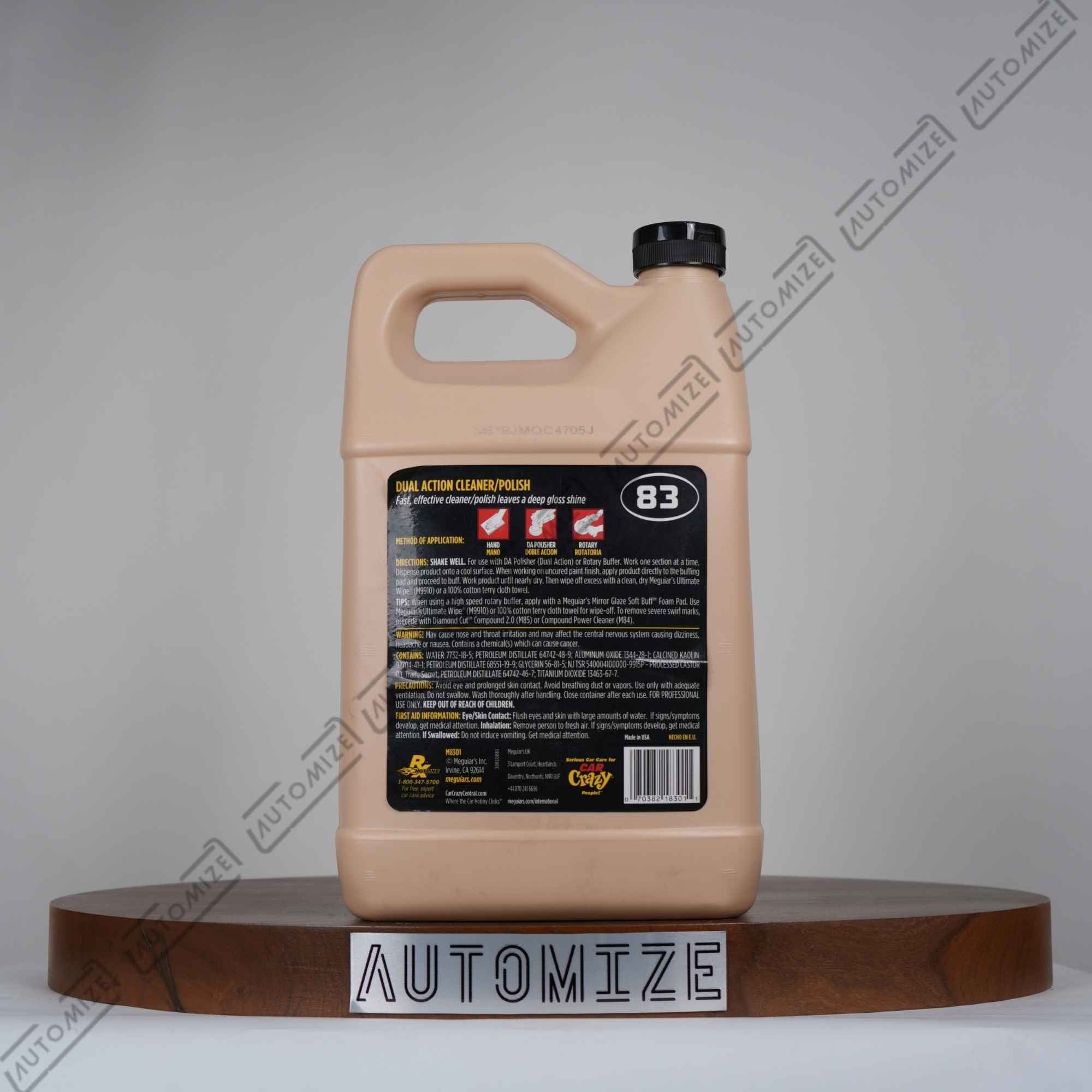 Meguiar's Mirror Glaze Professional Dual Action Cleaner/Polish (3.79l)