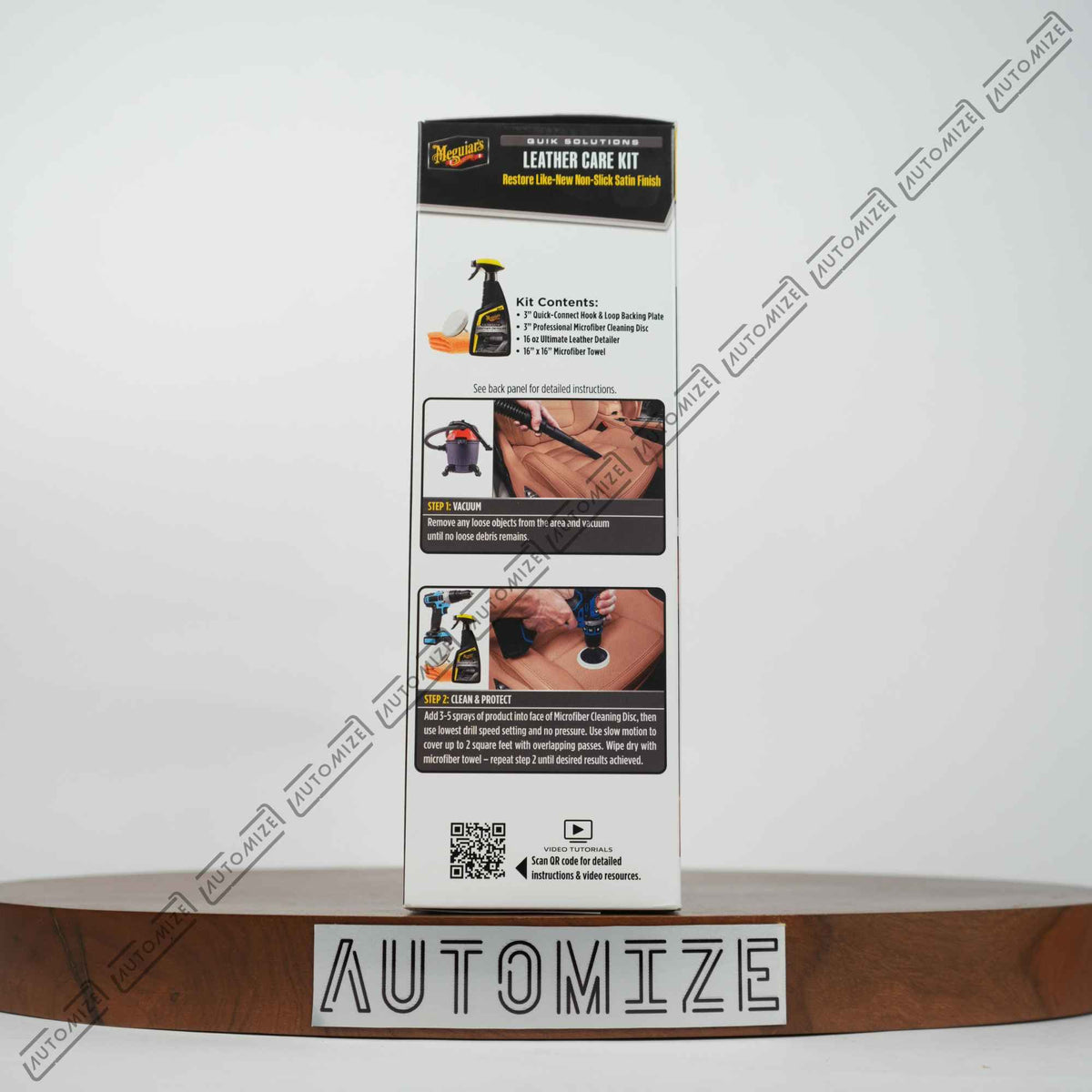 Meguiar's Quik Solutions Leather Care Kit