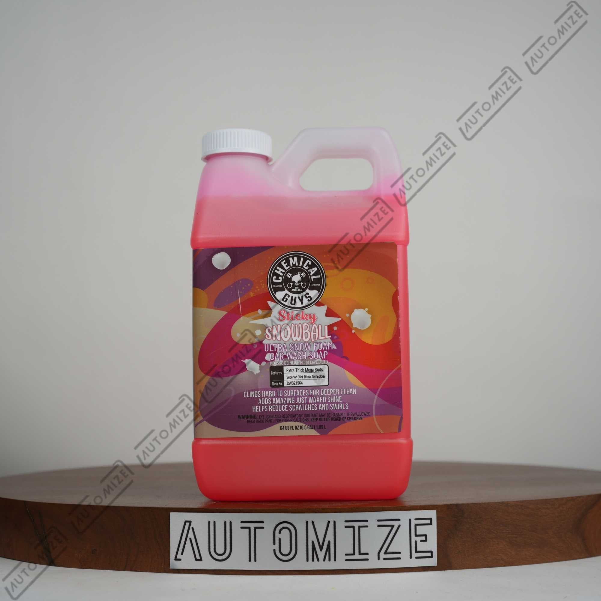 Chemical Guys Sticky Snowball Ultra Snow Foam Car Wash Shampoo (1.89l)
