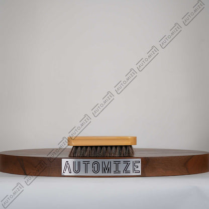 Automize Detailing - 100% Horse Hair Brush for Leather Surfaces