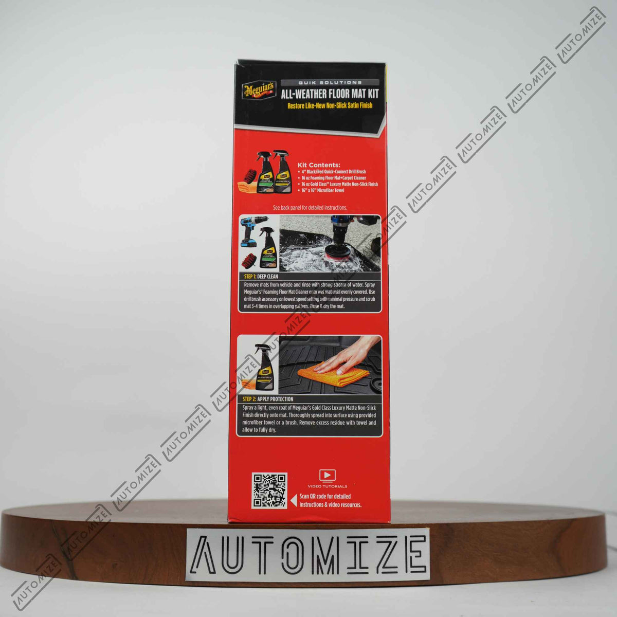 Meguiar's Quik Solutions - All Weather Floor Mat Kit