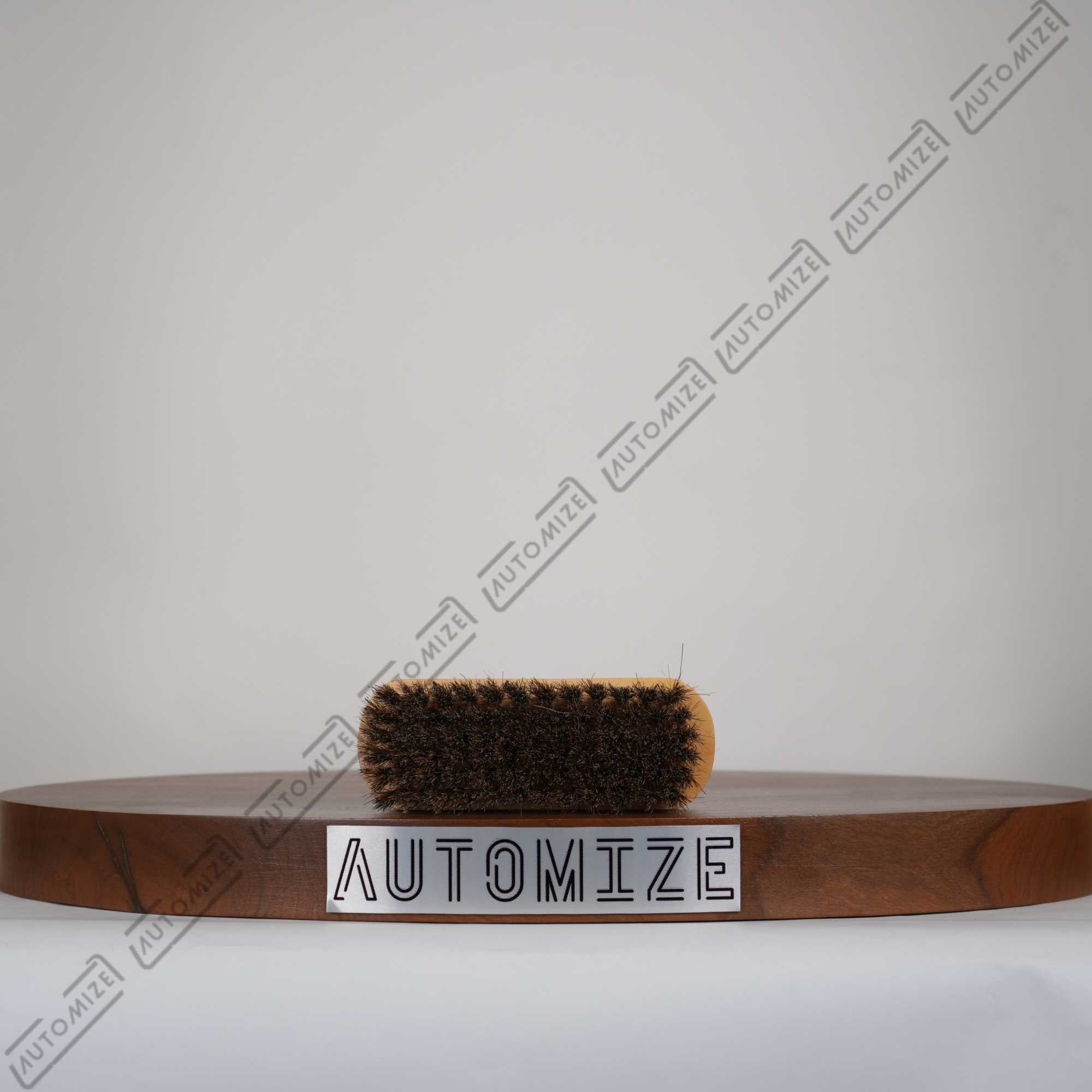 Automize Detailing - 100% Horse Hair Brush for Leather Surfaces