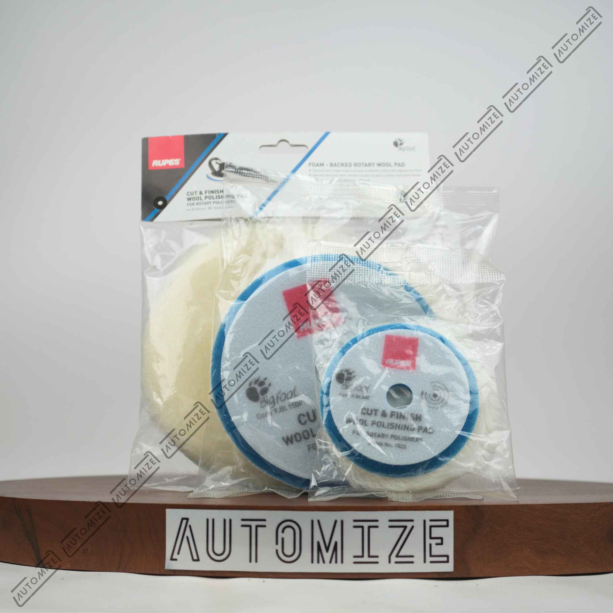 Rupes Rotary Wool Pad Cut & Finish