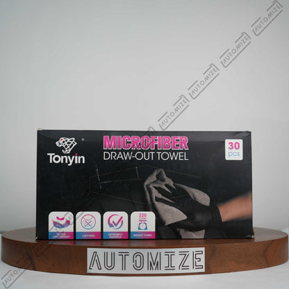 Tonyin Draw Out Microfibre Towel Set of 30 [30x30cm]