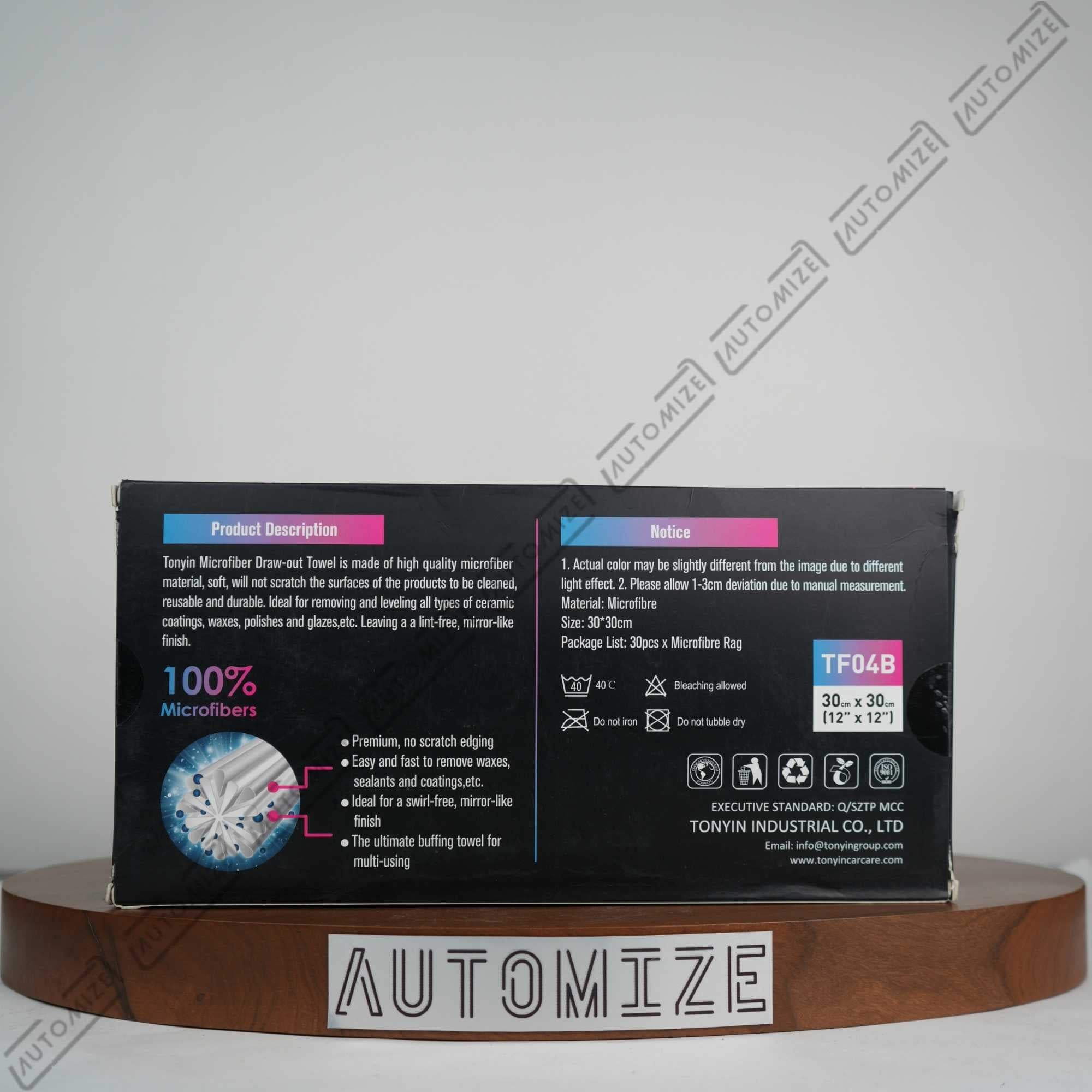 Tonyin Draw Out Microfibre Towel Set of 30 [30x30cm]