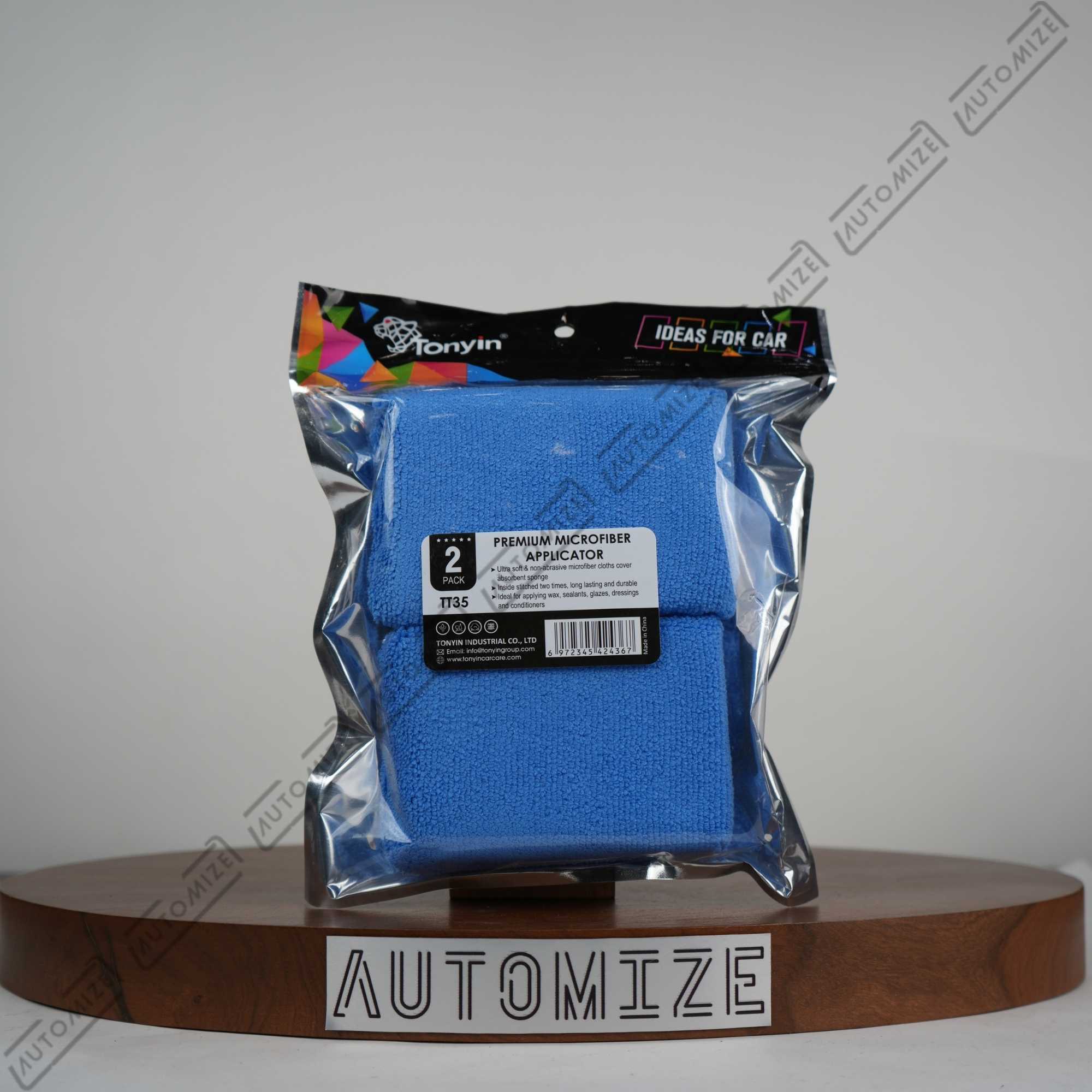 Tonyin Premium Microfibre Applicator [2-Pack]