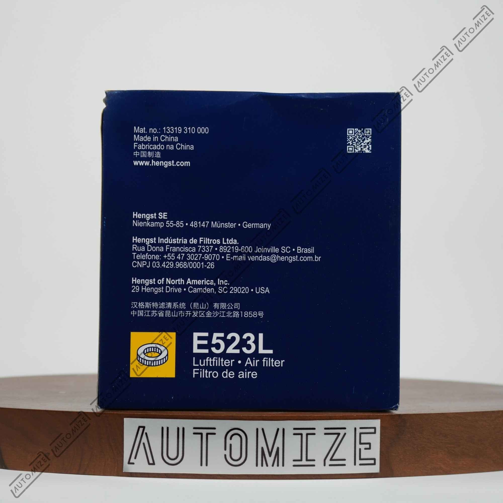 Hengst Air Filter E523L