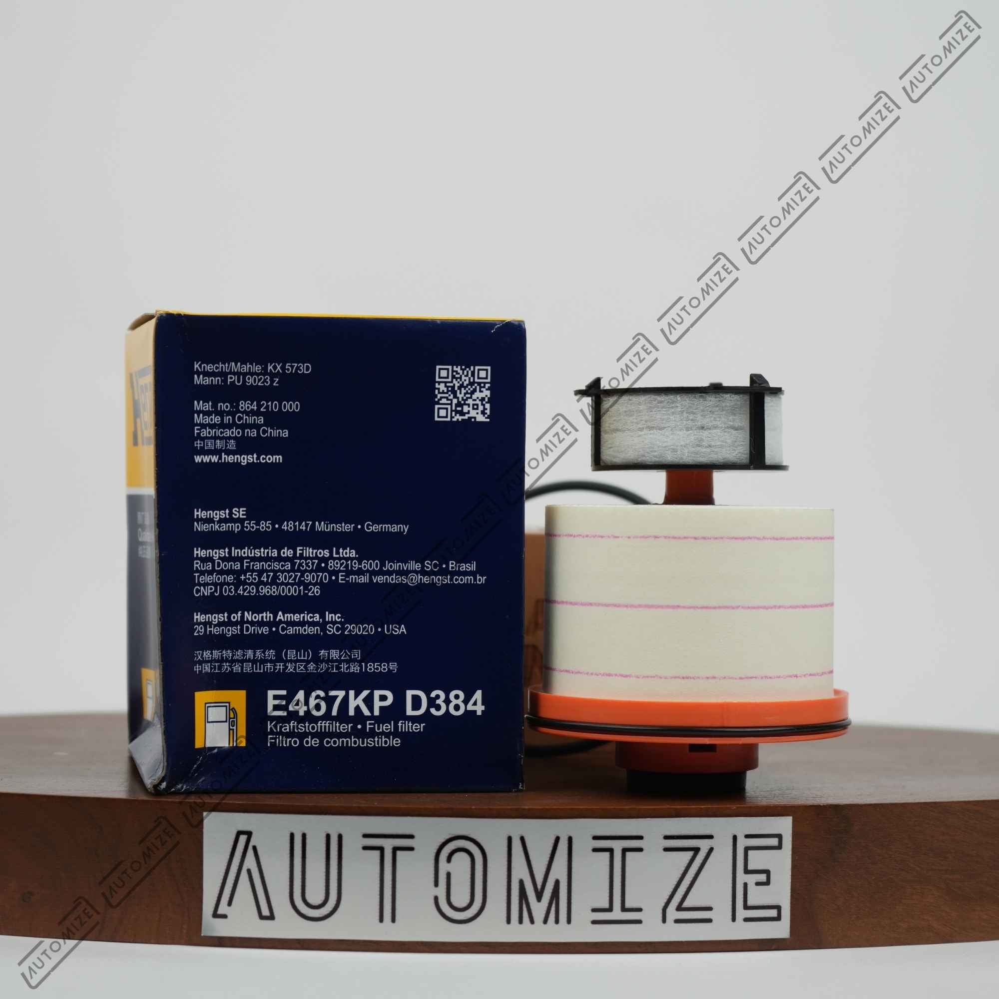 Hengst Fuel Filter E467KP D384