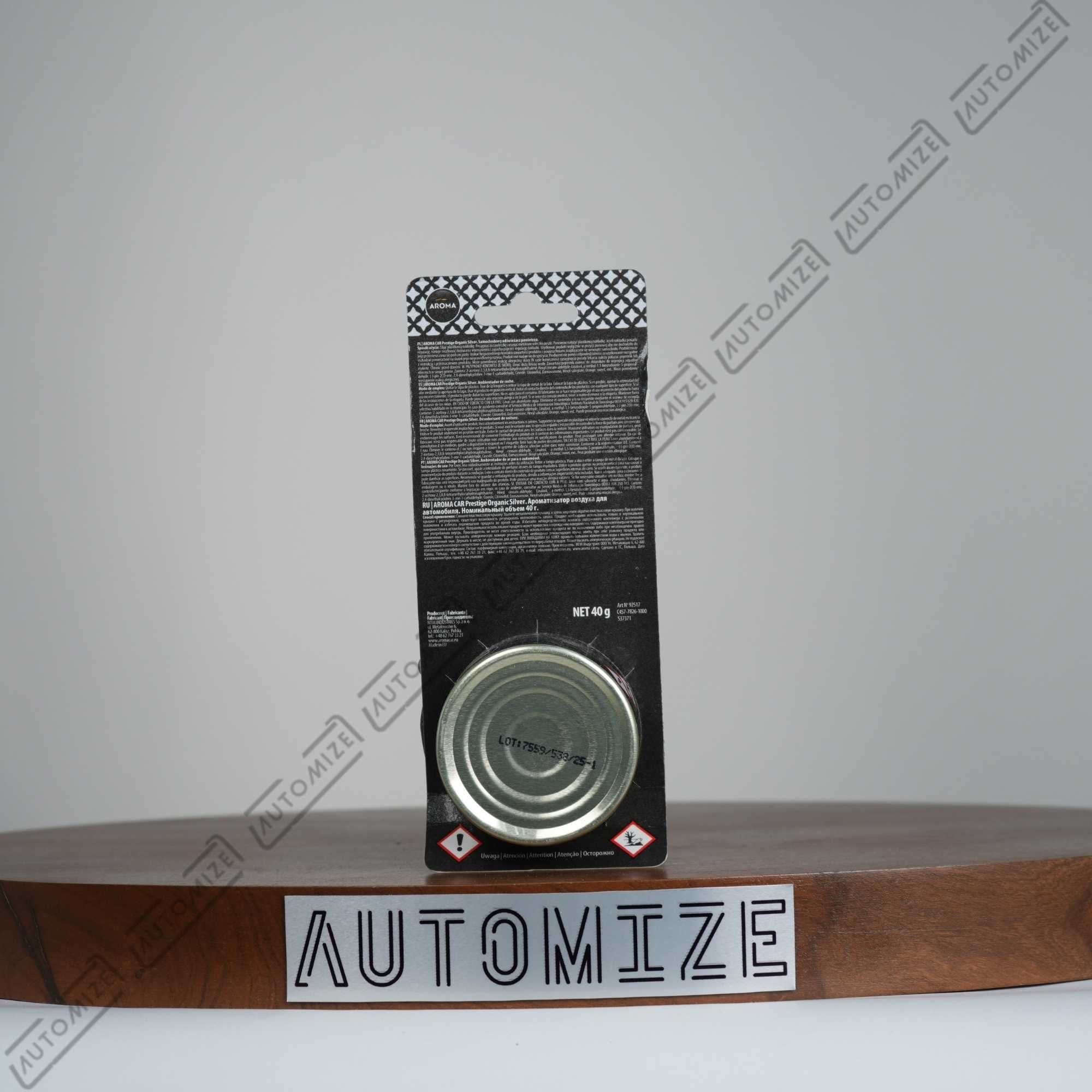 Aroma Prestige Organic Silver Premium Perfume