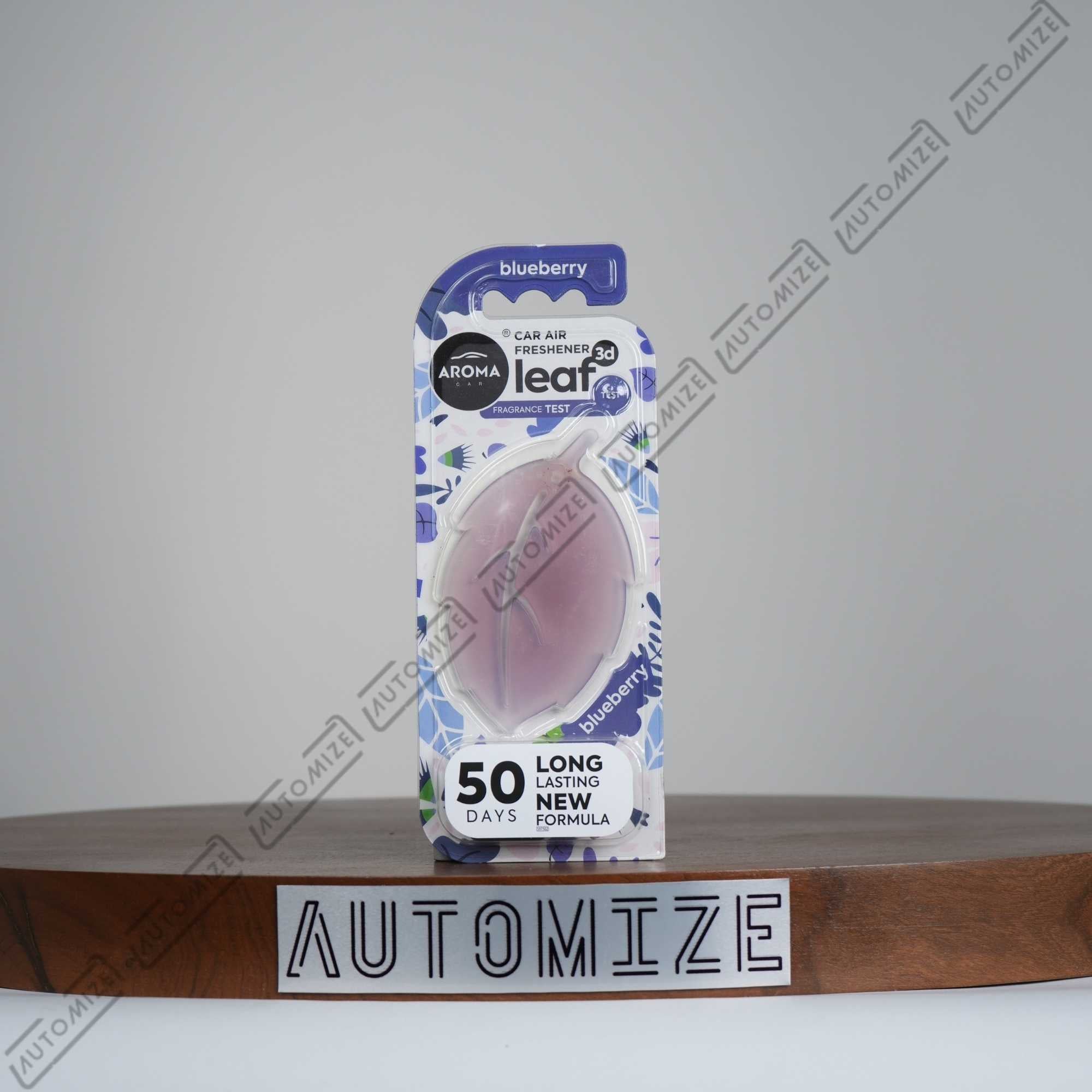 Aroma Car Air Freshener 3D Leaf - Blueberry