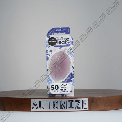 Aroma Car Air Freshener 3D Leaf - Blueberry