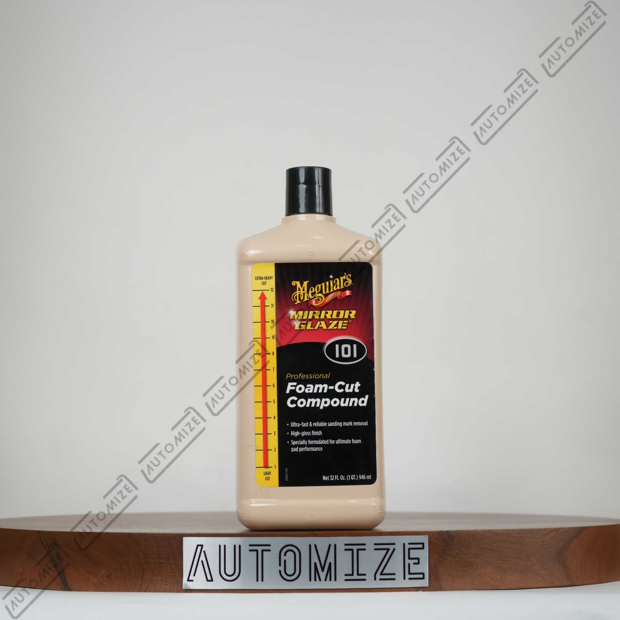 Meguiar's Mirror Glaze Foam-Cut Compound (946ml)