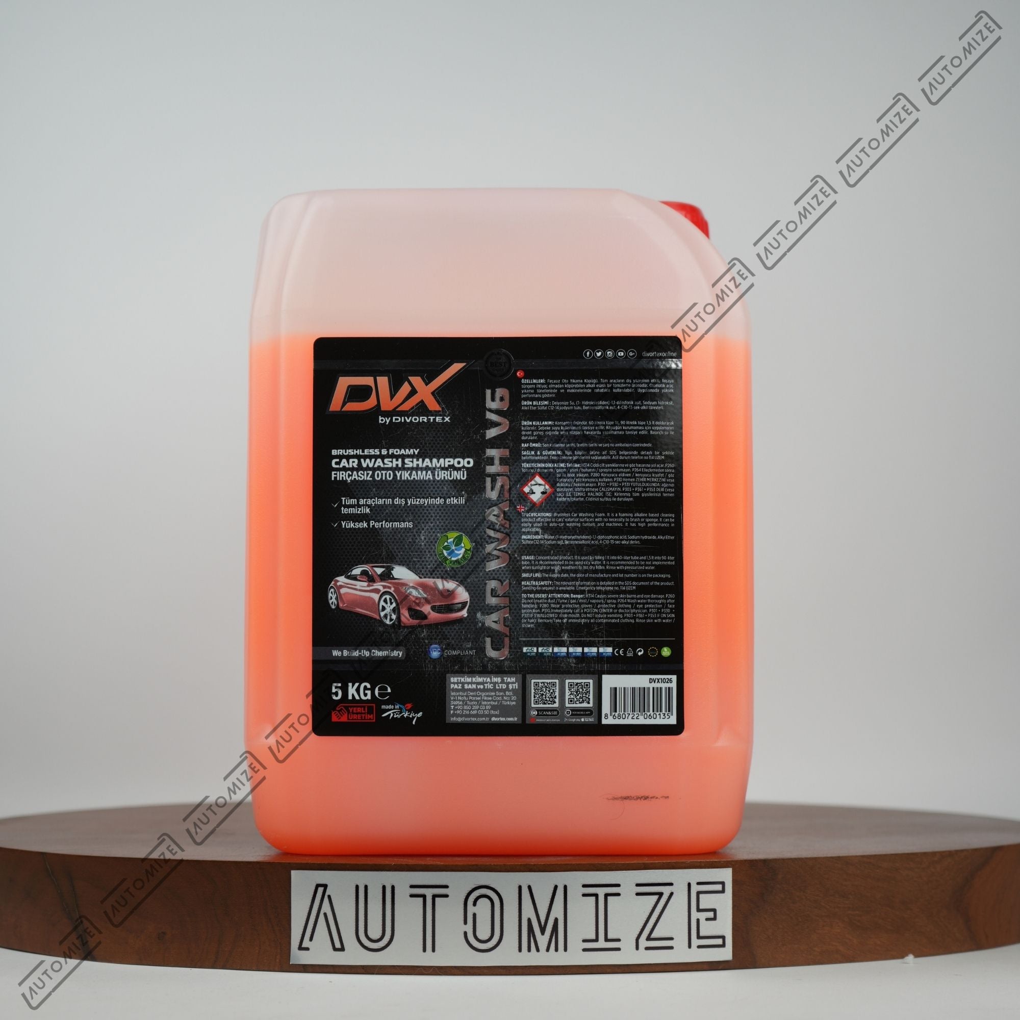 Divortex V6 Concentrated Foamy Touchless Car Wash (5kg)