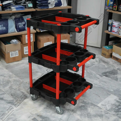 Basic Three Tiered Detailing Cart