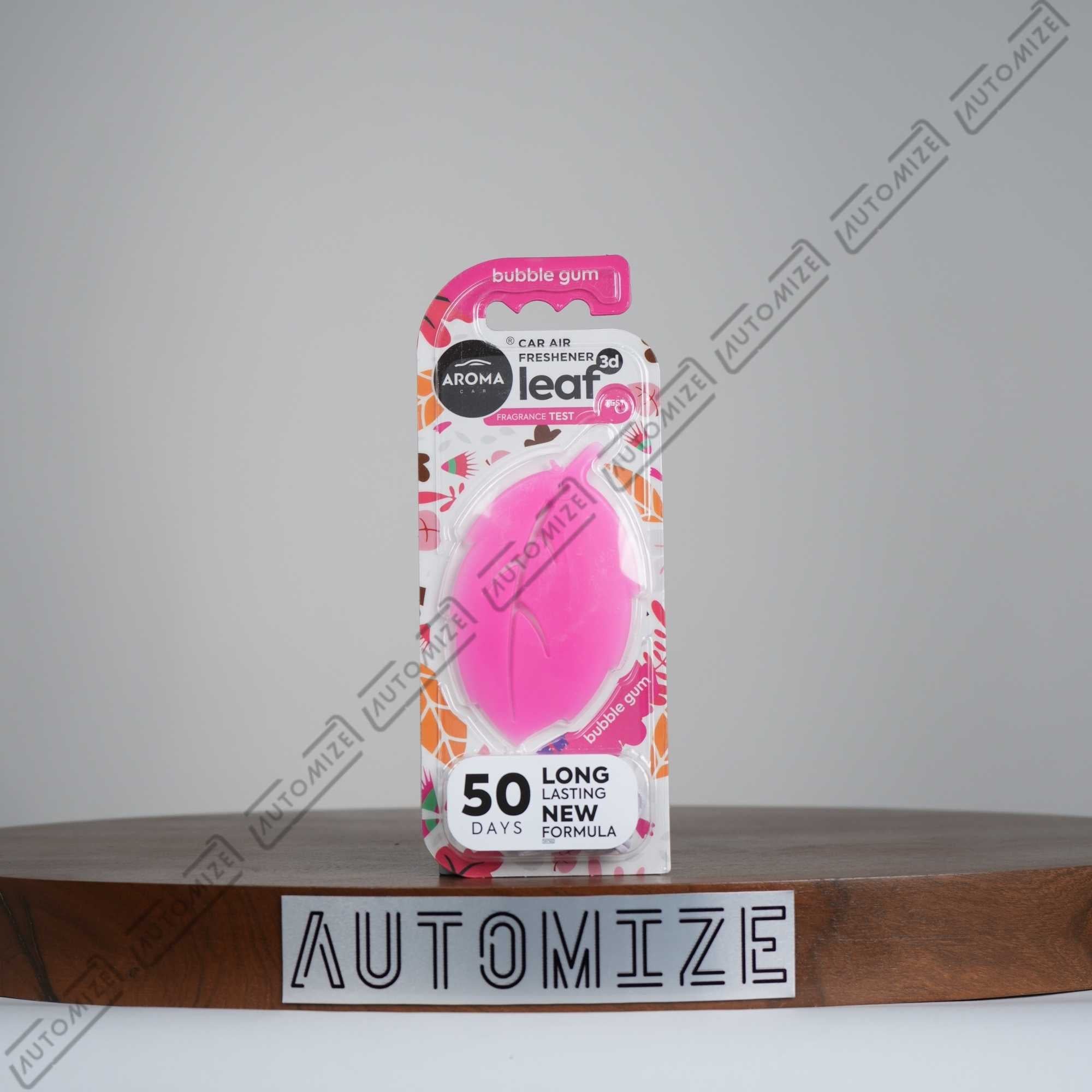 Aroma Car Air Freshener 3D Leaf - Bubble Gum