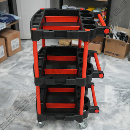 Basic Three Tiered Detailing Cart