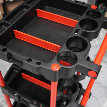 Basic Three Tiered Detailing Cart
