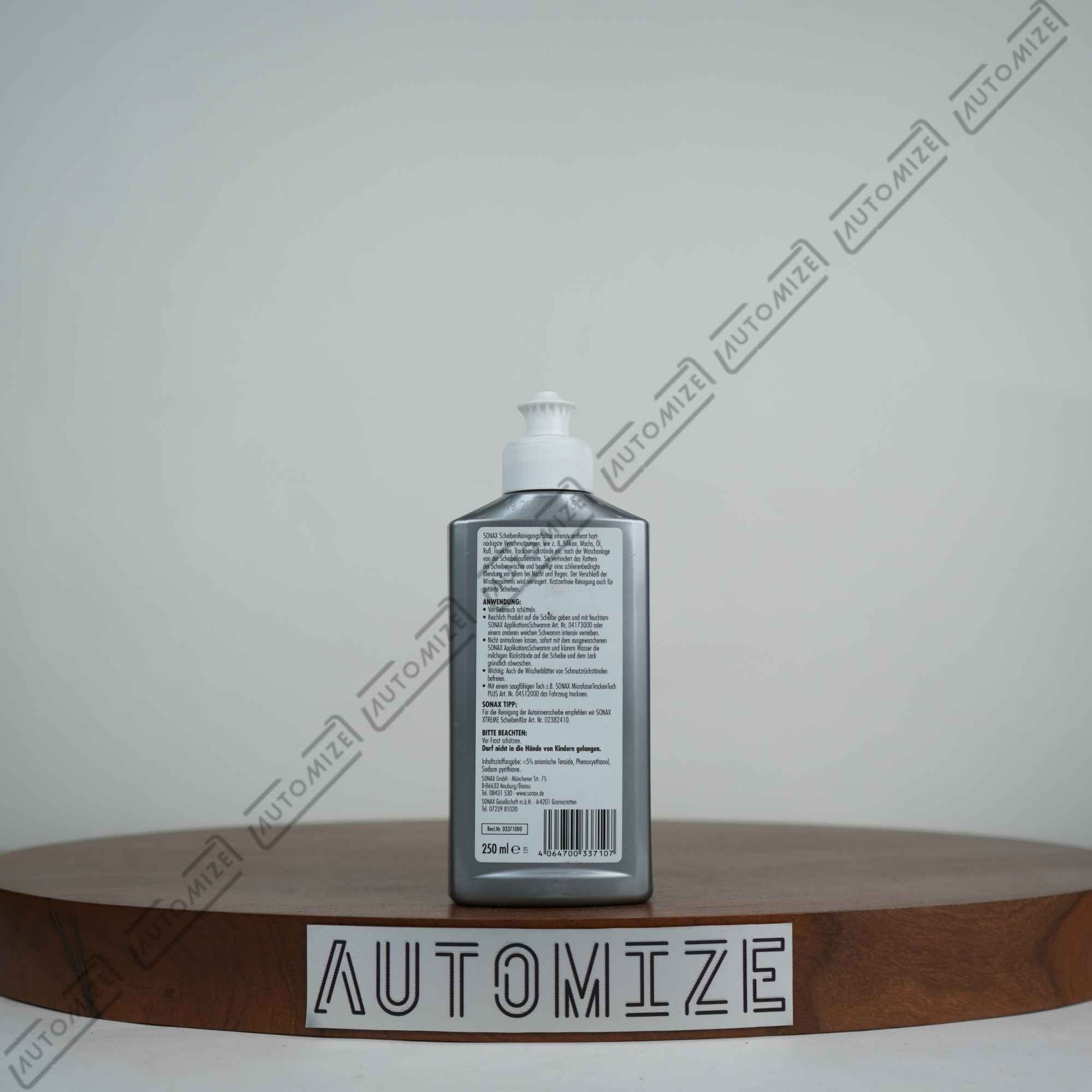 Sonax Intensive Cleaning Glass Polish (250ml)