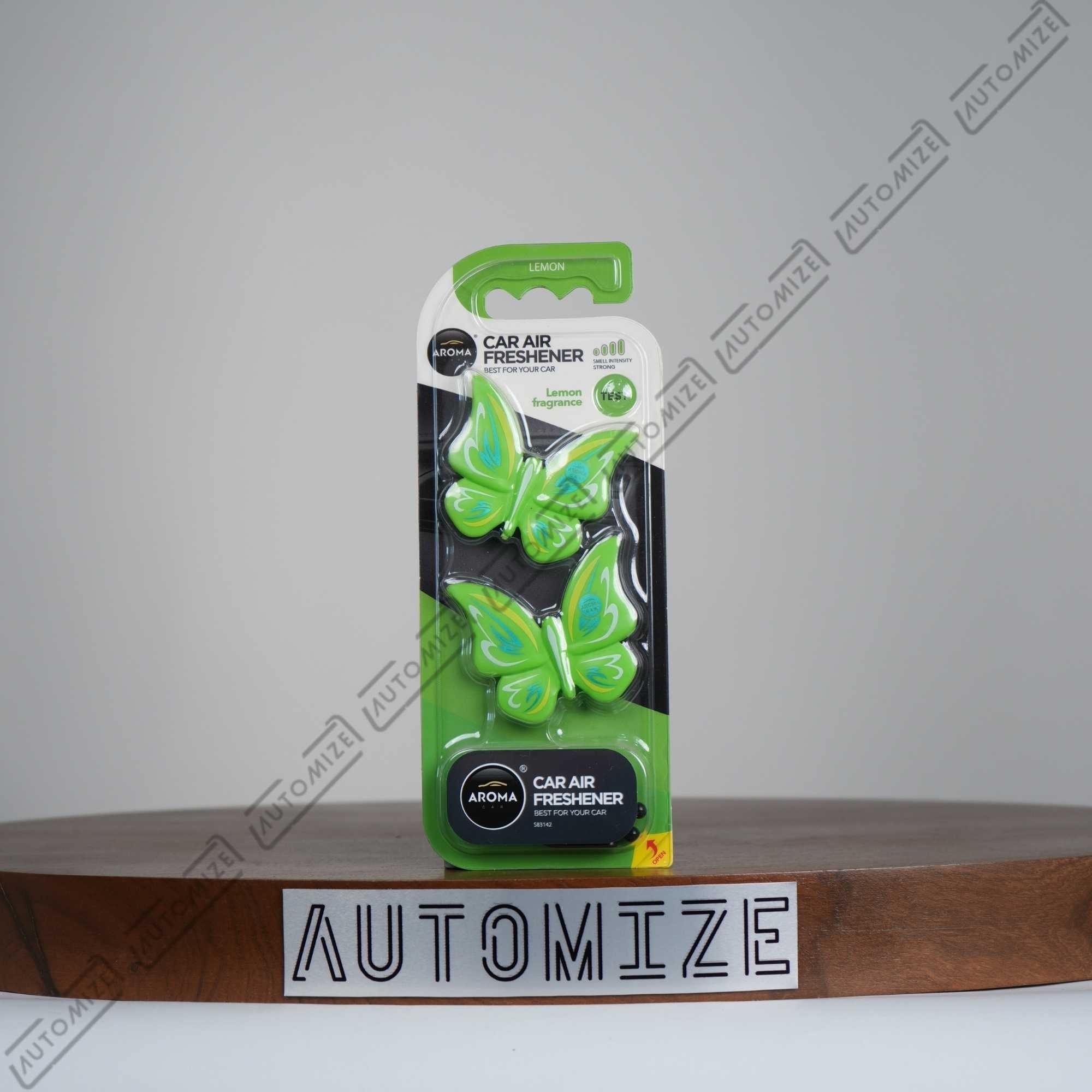 Aroma Car Air Freshener Butterfly - Lemon