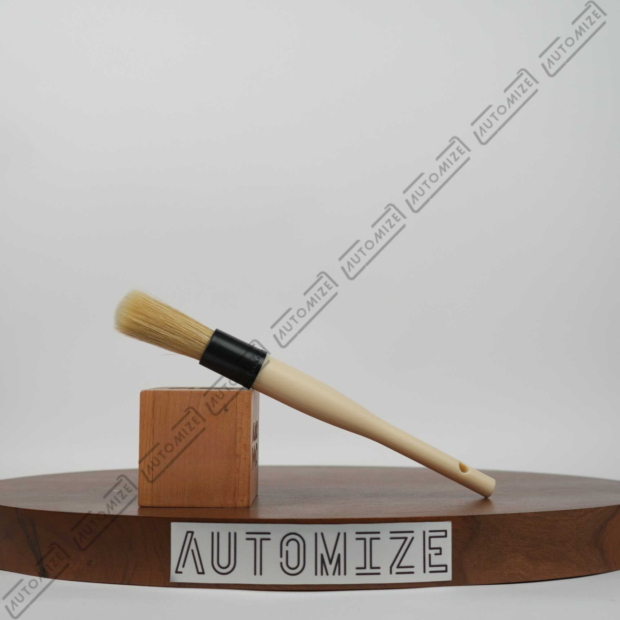 Automize Detailing - Wooden Horse Hair Brush