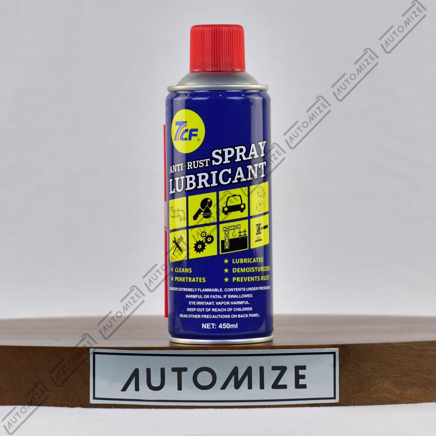 7cf Anti - Rust Spray Lubricant (450ml) - Automize