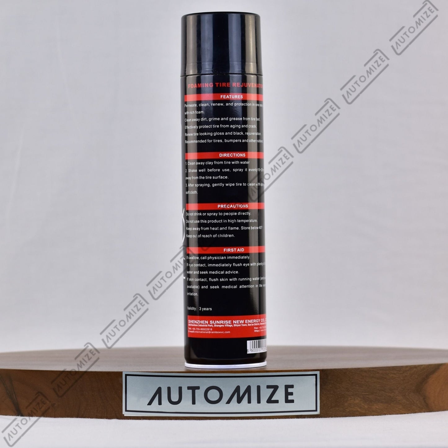 7cf Foaming Tire Rejuvenator (650ml) - Automize