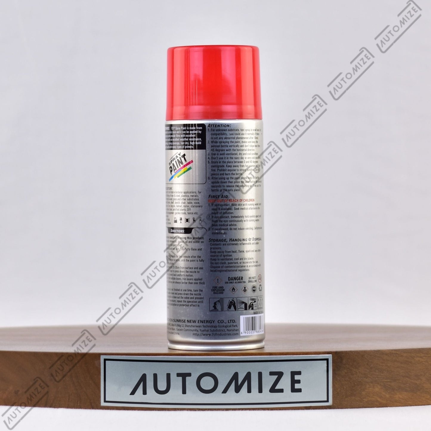 7cf Interior/Exterior Spray Paint - (400ml) - Automize