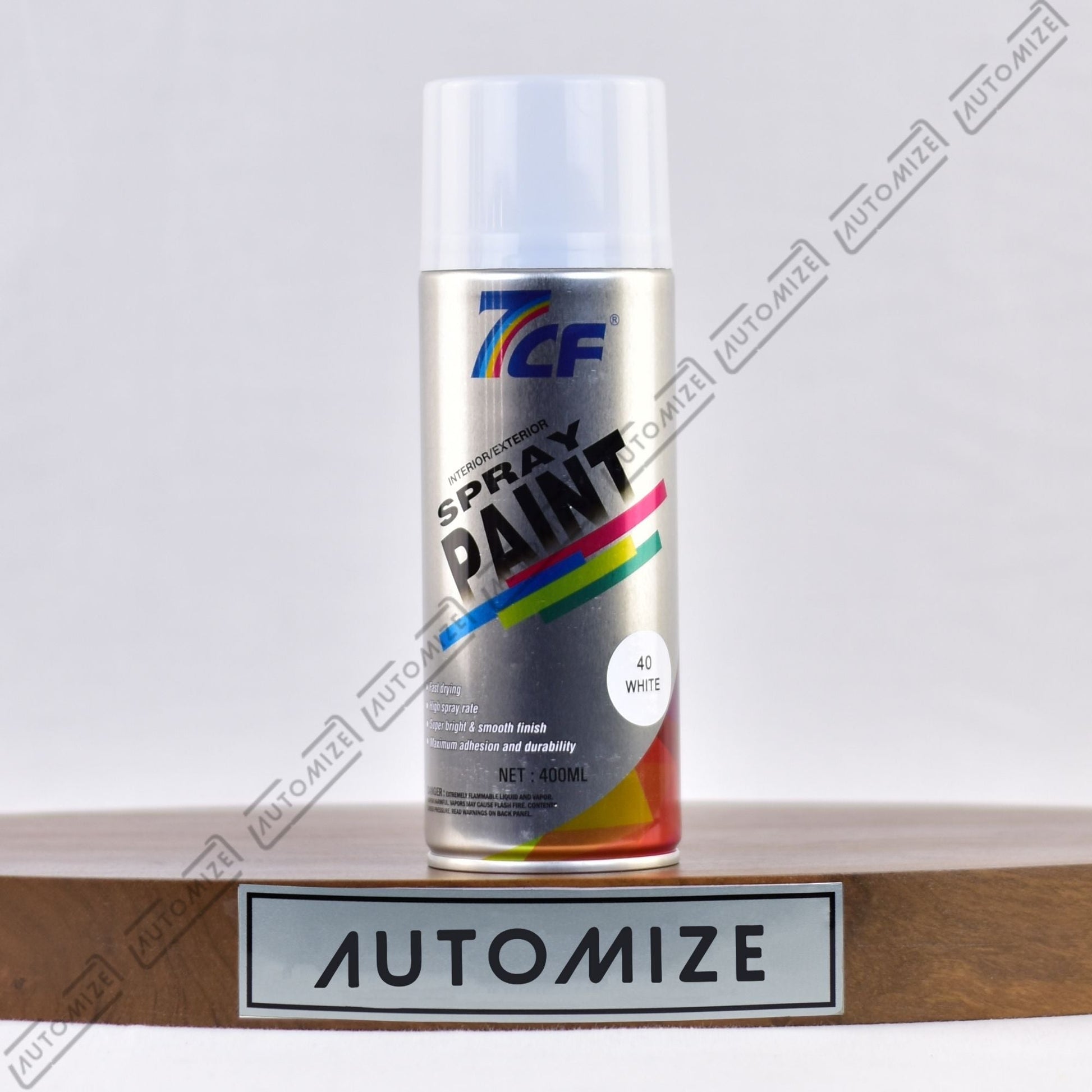 7cf Interior/Exterior Spray Paint - (400ml) - Automize