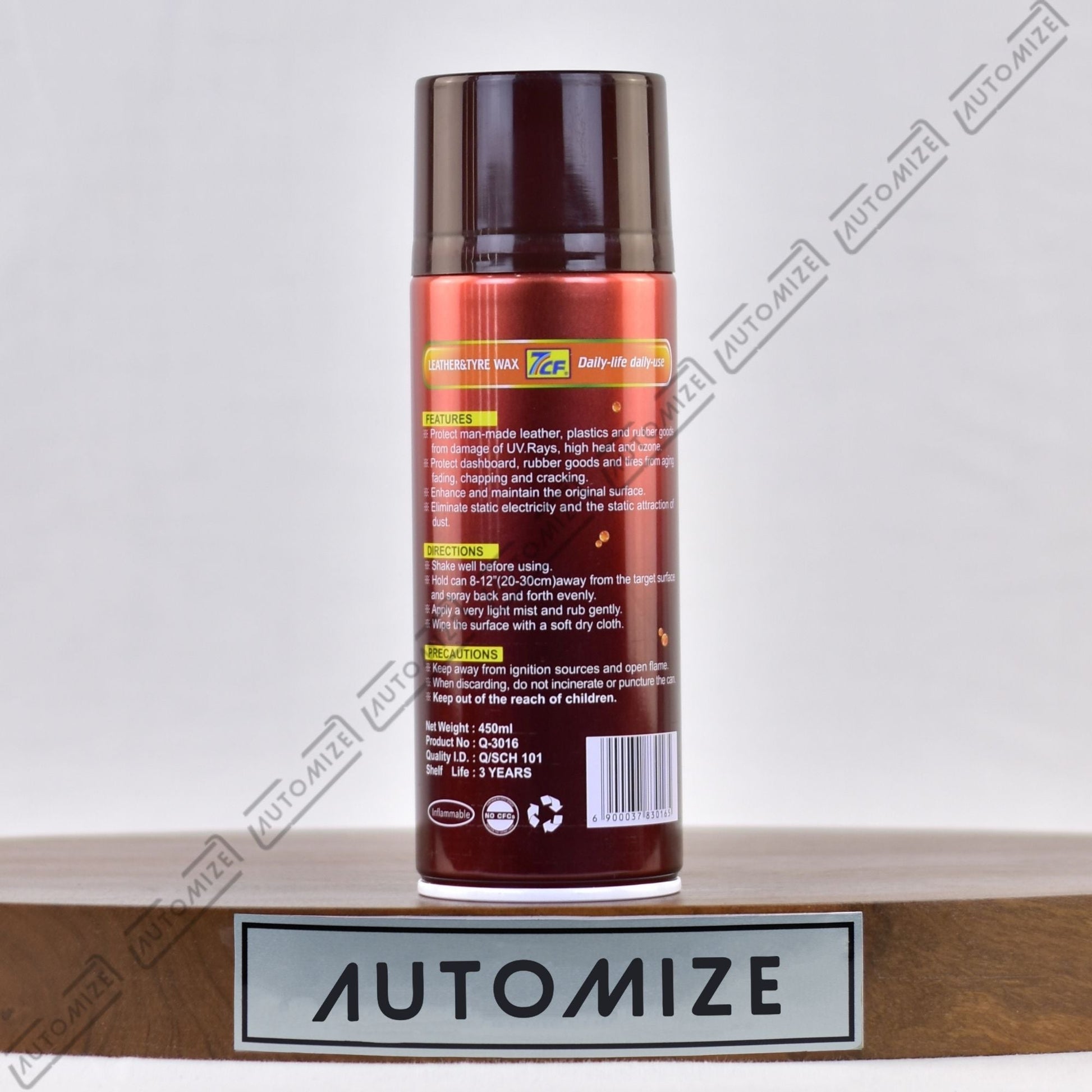 7cf Leather and Tire Wax - Scented (450ml) - Automize