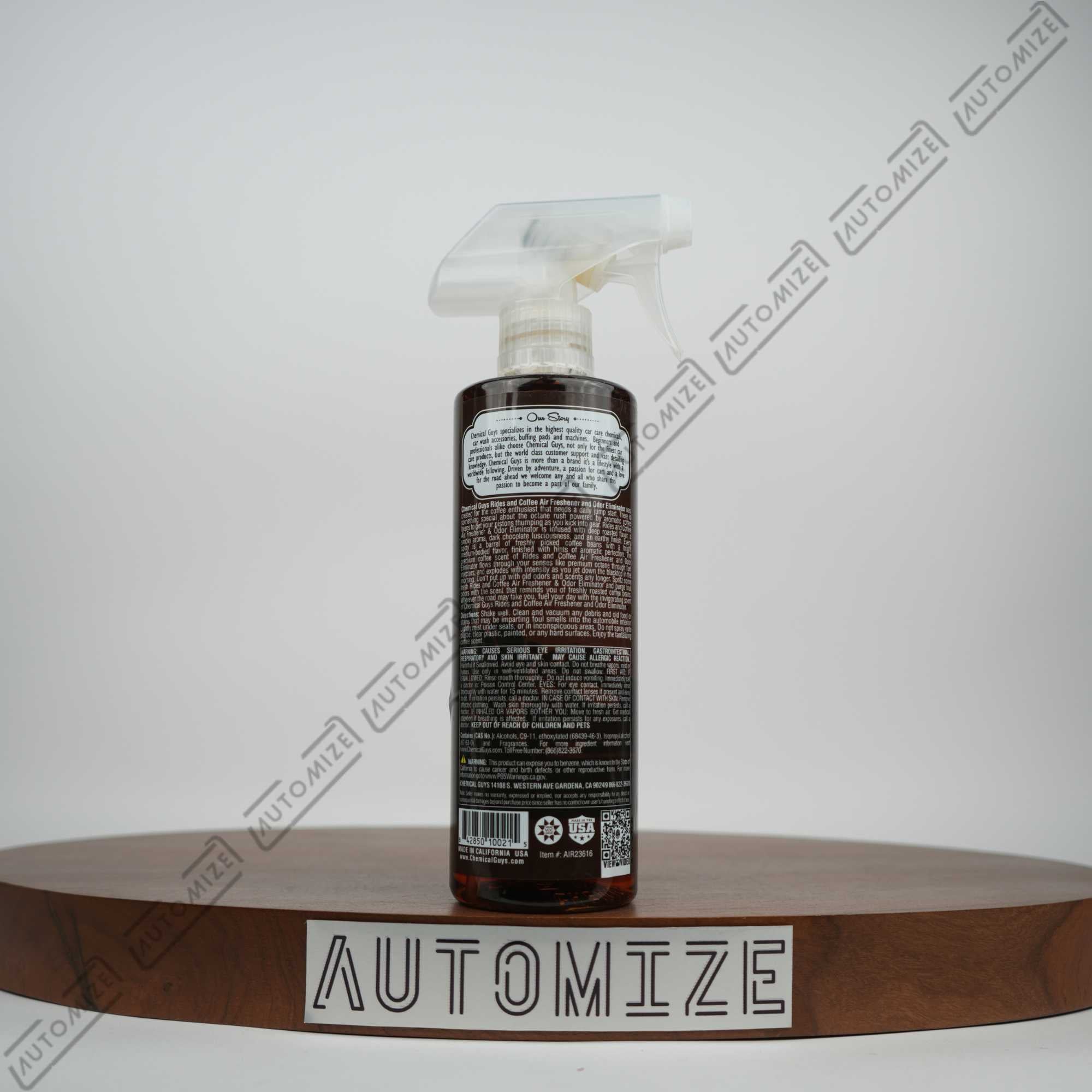 Chemical Guys Rides and Coffee Air freshener and Odor Eliminator (473ml)